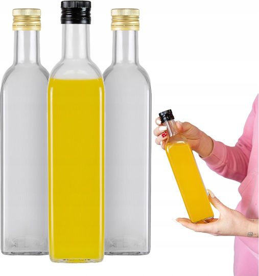 10x Μπουκάλι Marasca Δοσομετρητή Άχρωμο 250 Ml Ελαιόλαδο Βάμματα Κρασί