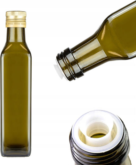 10 Bimberek Marasca Wein-/Getränkeflaschen 250ml Verteilers Oliveöl