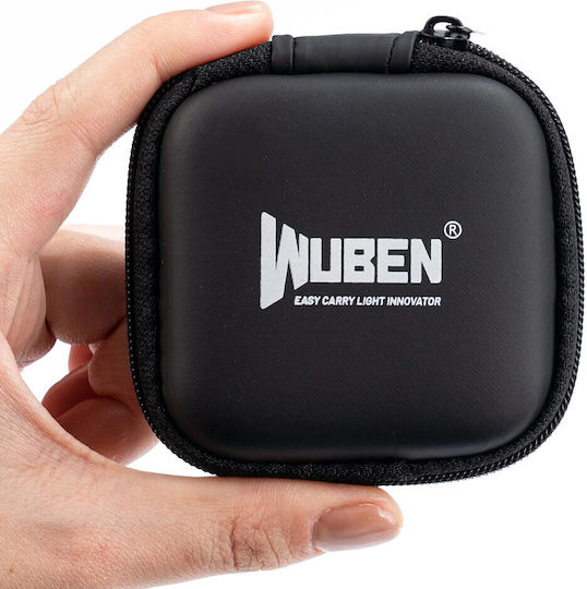 Wuben Rechargeable LED Keychain Flashlight IP65 with Maximum Brightness 400lm