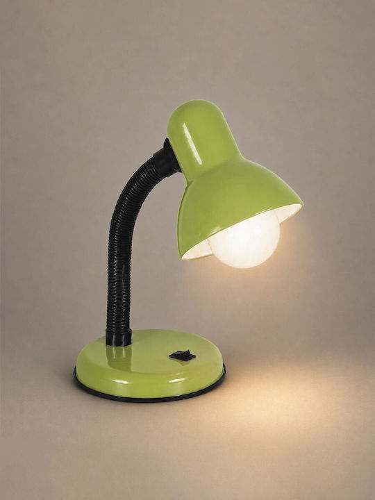 GloboStar Student Office Lamp for E27 Bulb Base in Green Colour