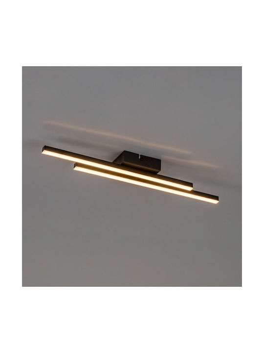 Rabalux Smart Deckenleuchte Schwarz mit Integrierter LED
