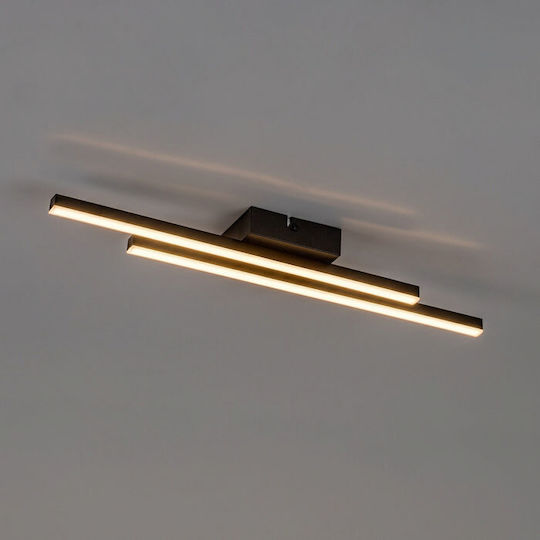 Rabalux Smart Deckenleuchte Schwarz mit Integrierter LED
