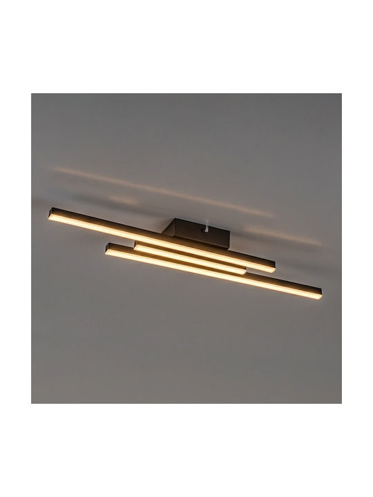 Rabalux Smart Deckenleuchte Schwarz mit Integrierter LED