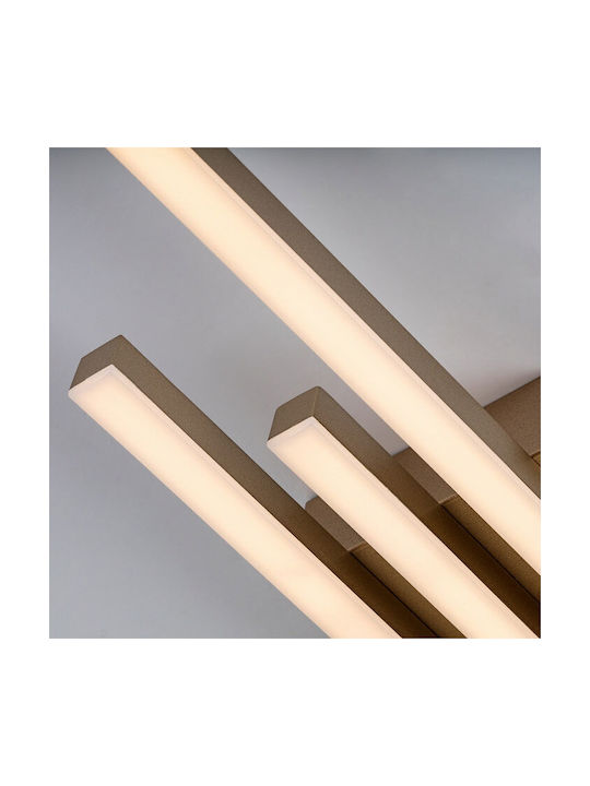 Rabalux Smart Deckenleuchte Gold mit Integrierter LED