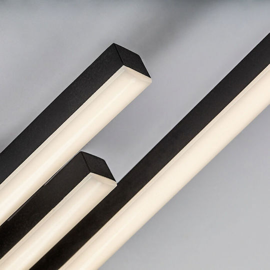 Rabalux Smart Πλαφονιέρα Οροφής Μαύρη με Ενσωματωμένο LED