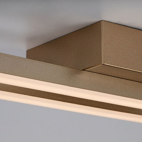 Rabalux Smart Πλαφονιέρα Οροφής Χρυσή με Ενσωματωμένο LED