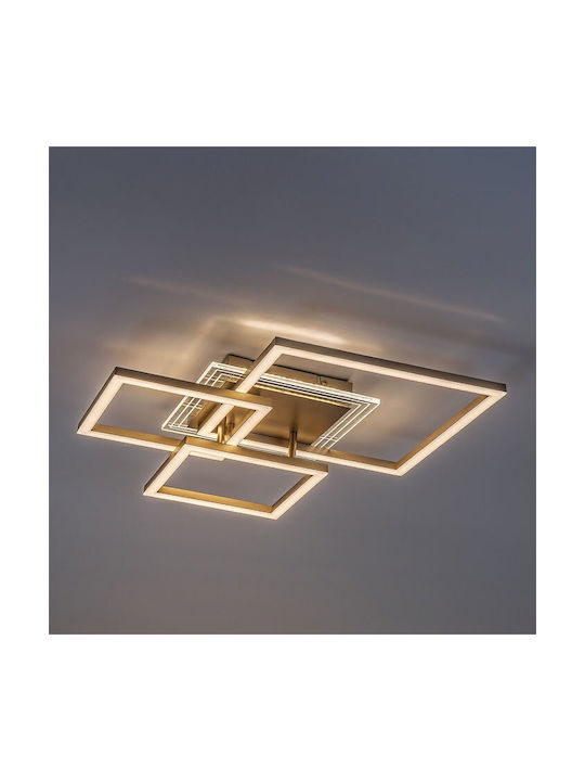 Rabalux Smart Deckenleuchte montieren 50cm Gold mit Integrierte LED