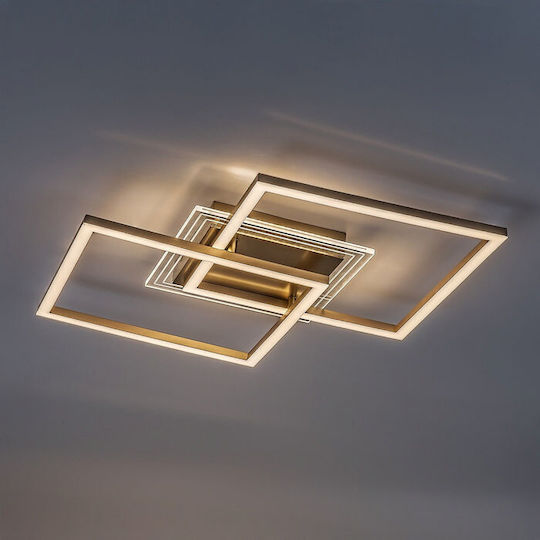 Rabalux Smart Deckenleuchte montieren 70cm Gold mit Integrierte LED