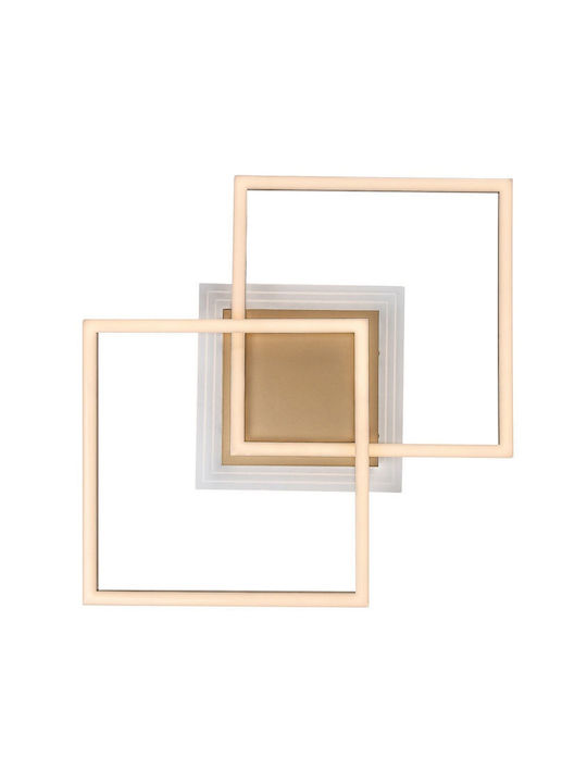Rabalux Smart Deckenleuchte montieren 70cm Gold mit Integrierte LED