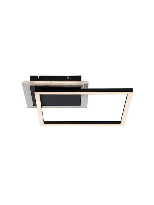 Rabalux Smart Deckenleuchte montieren 37.5cm Schwarz mit Integrierte LED