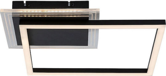 Rabalux Smart Deckenleuchte montieren 37.5cm Schwarz mit Integrierte LED