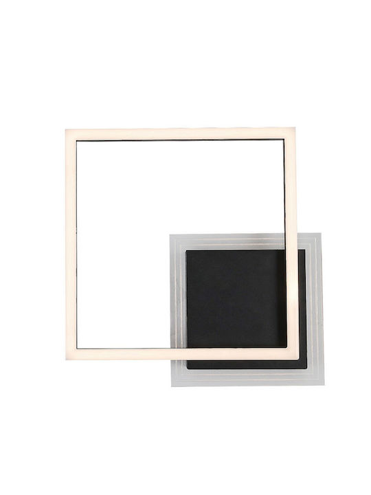 Rabalux Smart Deckenleuchte montieren 37.5cm Schwarz mit Integrierte LED