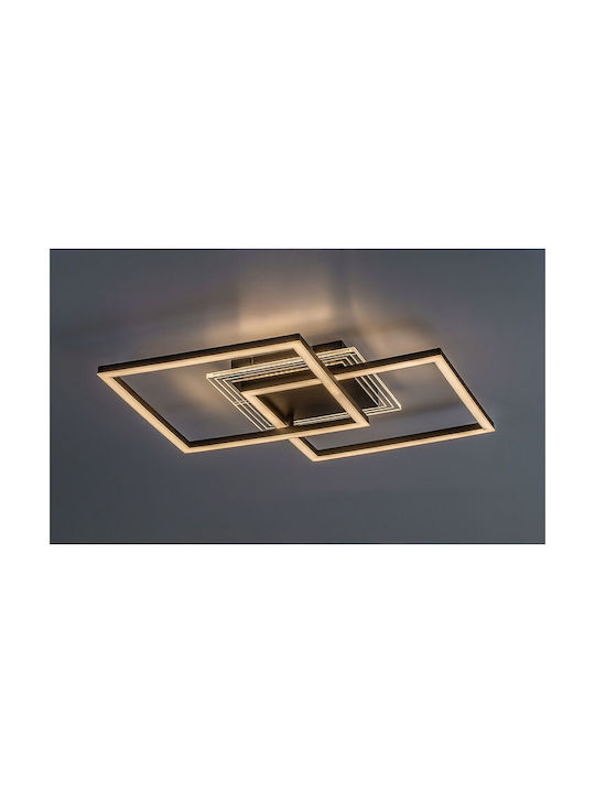 Rabalux Smart Deckenleuchte montieren 70cm Schwarz mit Integrierte LED