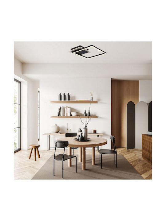Rabalux Smart Deckenleuchte montieren 37.5cm Schwarz mit Integrierte LED