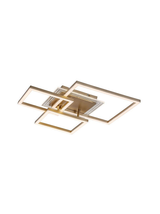 Rabalux Smart Deckenleuchte montieren 50cm Gold mit Integrierte LED