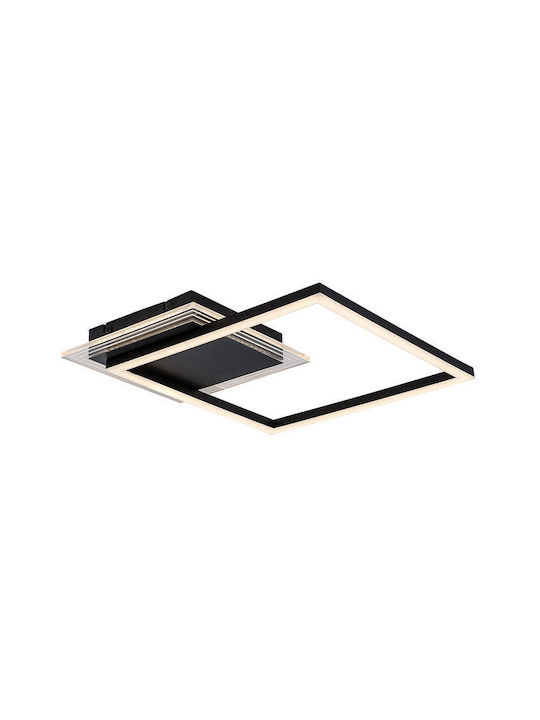 Rabalux Smart Deckenleuchte montieren 37.5cm Schwarz mit Integrierte LED