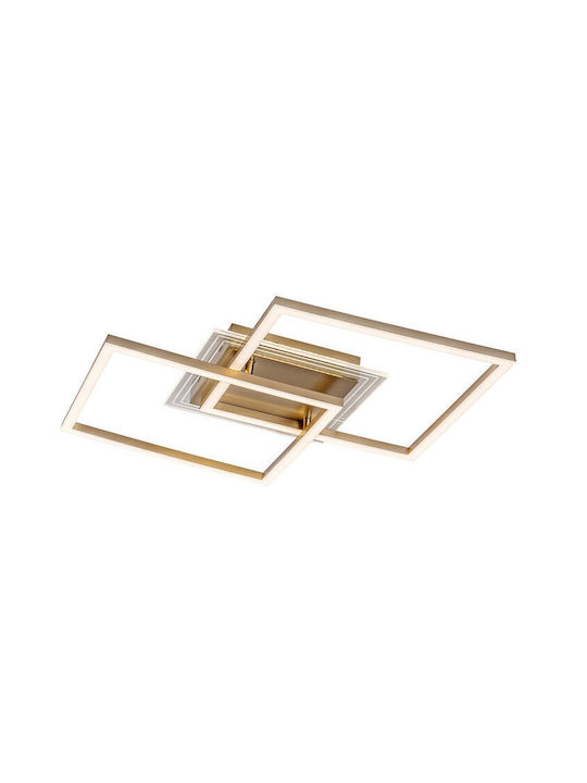 Rabalux Smart Deckenleuchte montieren 70cm Gold mit Integrierte LED