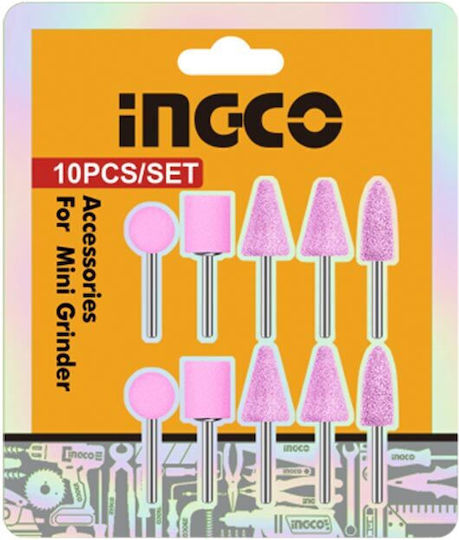 Ingco AKB1012 Kopf Drehend Teile für BohrerΔράπανου Set 10 Stück
