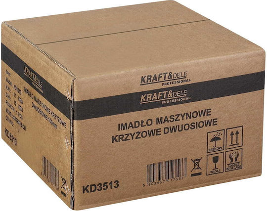 Kraft & Dele Σταθερή Μέγγενη Φρεζοδραπάνου από Μαντέμι με Μέγιστο Άνοιγμα 100mm