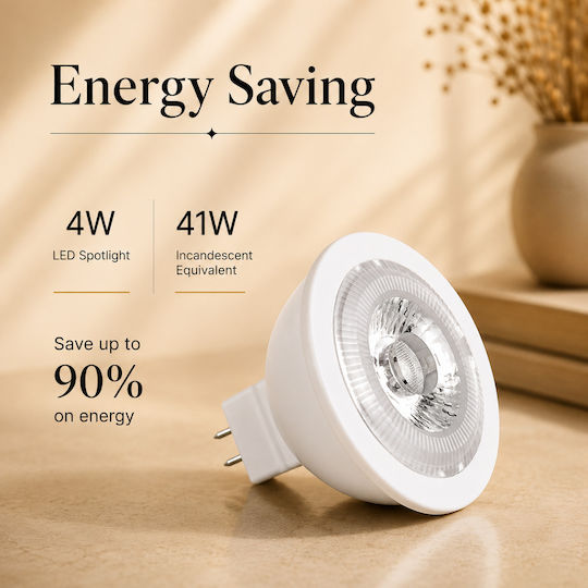 Lightplanet Bec Bec LED 5W și Formă MR16 Alb Cald