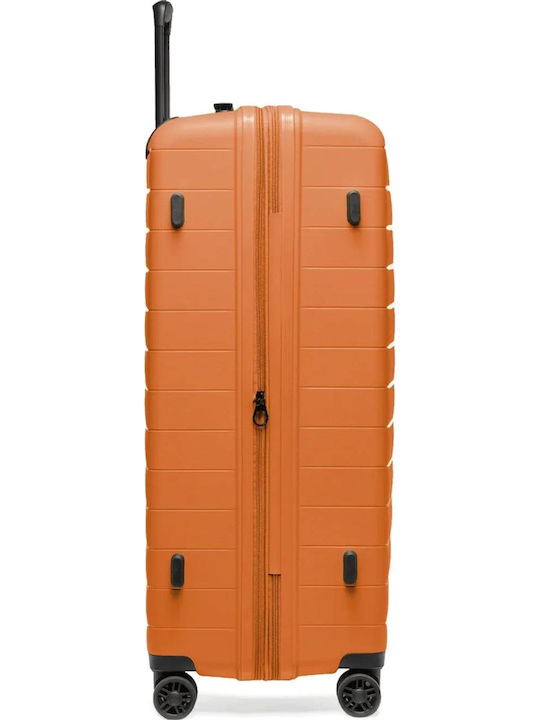 Puccini Seoul Μεγάλη Βαλίτσα Ταξιδίου Σκληρή Orange Ύψους 78εκ.