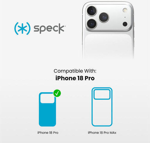 Speck Candyshell Icon Magsafe Apple Iphone 18 Pro Case Black Licorice