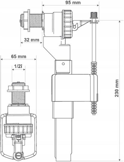 Kk-pol Filling Valve 1/2 Pp Zn2/105 Bag