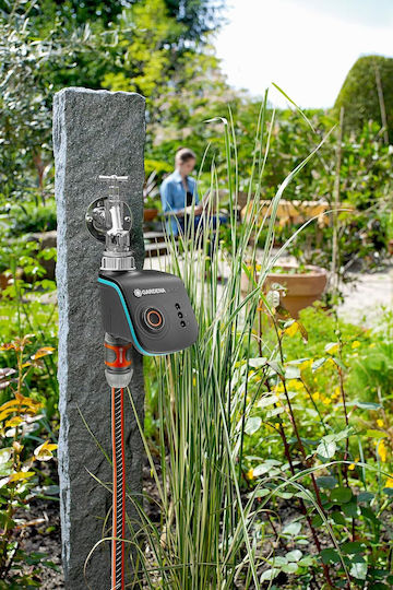 Gardena Programator Automat de Irigații cu Baterie cu Electrovana