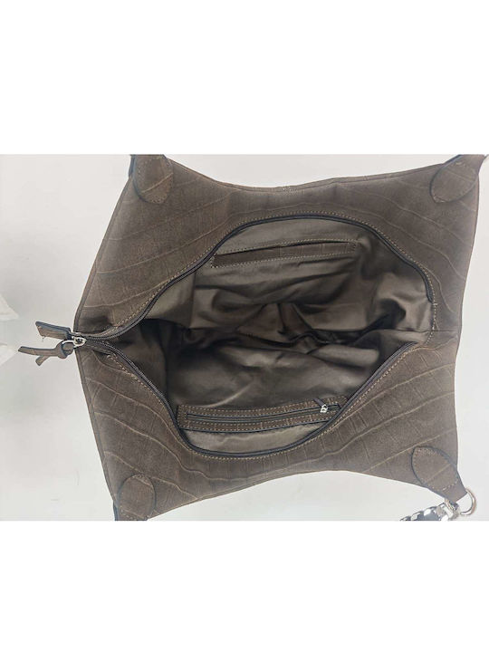 Women's Hobo Bag Suede Brown