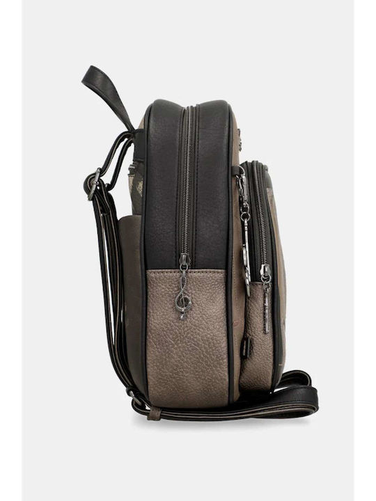 Damen Handtasche Rucksack Mehrfarbig