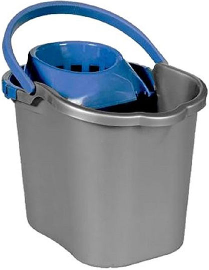 Viomes Plastic Mop Bucket Capacity 17lt Gray