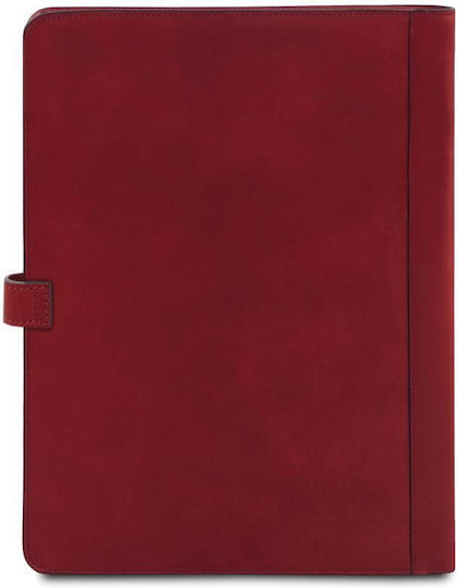Leder Dokumentenmappe Adriano Rote