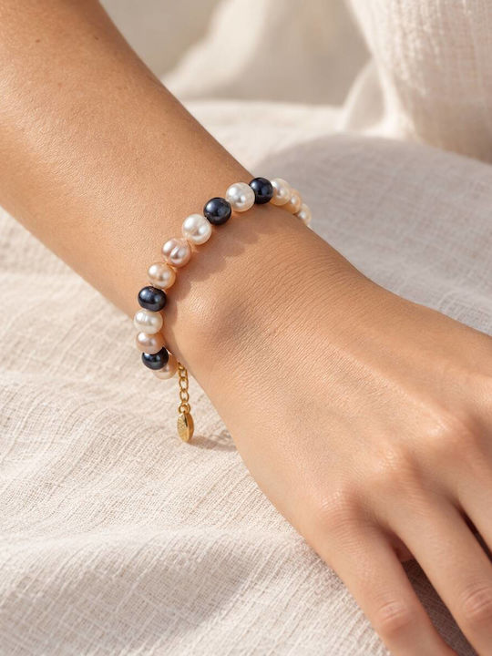 Cuoro Damen Armband mit Perlen