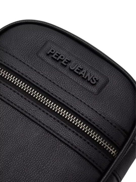 Ion Mart Men's Shoulder Crossbody Bag Black