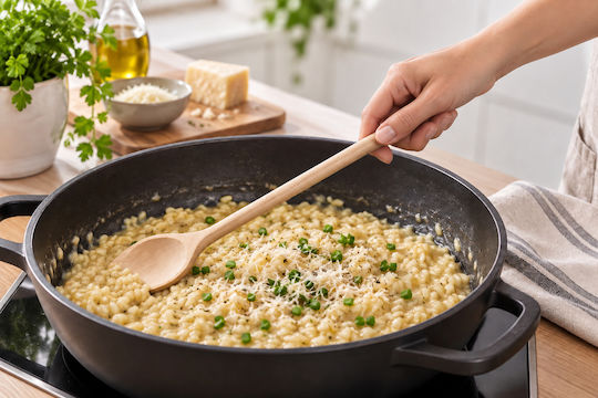Fackelmann Servierlöffel Risotto Spitze Hölzernes 30cm