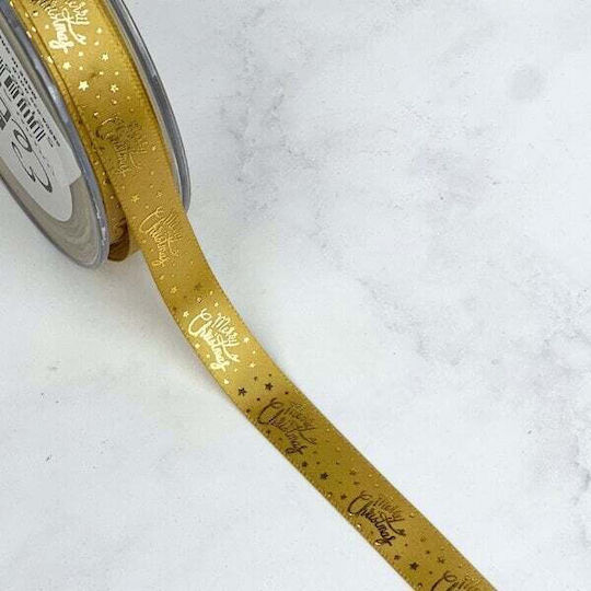 ED Collection Saten Bänder Gold Metallisch