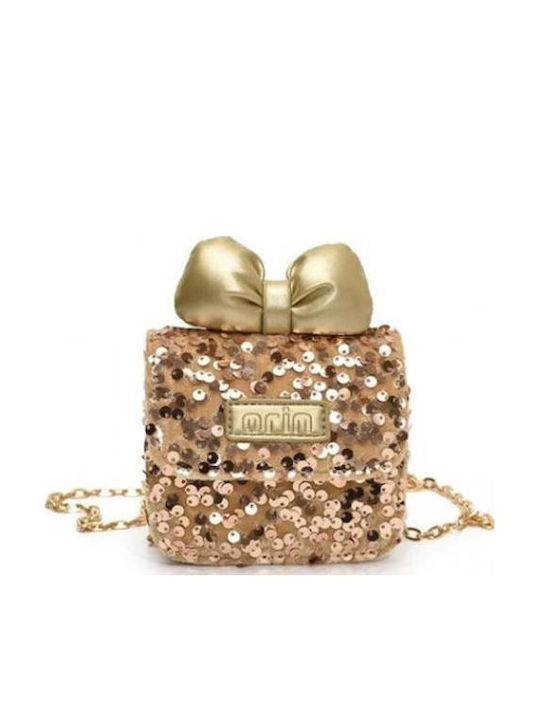 Childrenland Kids Shoulder Bag Gold Childrenland Kids Shoulder Bag Gold