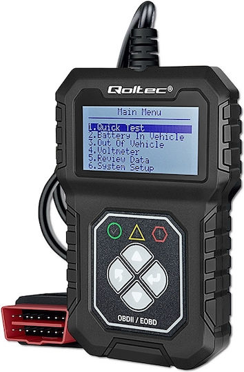Qoltec Proline Obdii Eobd 8v-25v Διπλό Σύστημα Autodiagnose & OBD2-Scanner
