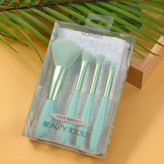 Set Mit Make-up Pinseln 4 Stück