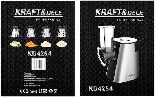 Kraft & Dele Gemüseschneider / Obstschneider 250W