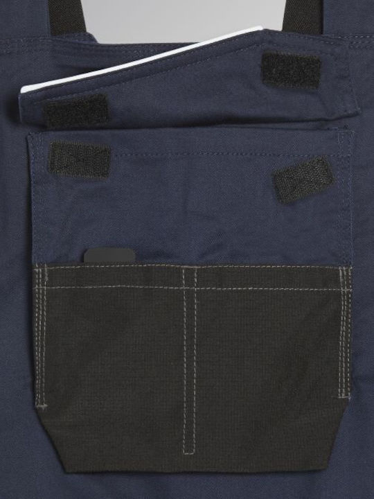 Utility Diadora Работен гащеризон с тиранти Син Poly 2.0 Twill Stretch 64% Polyester 33% Cotton 3% Elastane 250 G/m² 183062