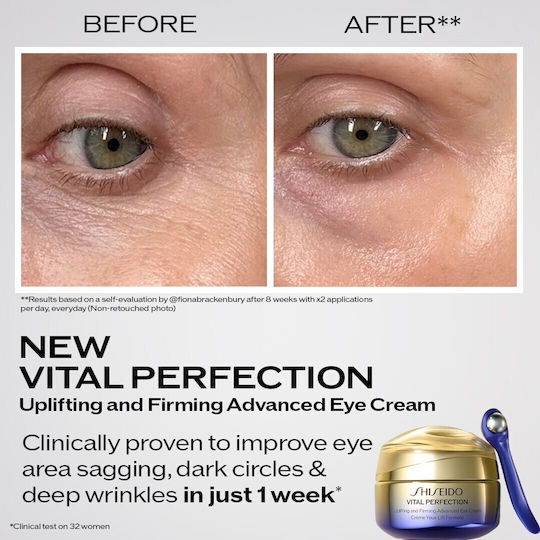 Shiseido Vital Perfection Augenbefeuchter für Festigung 15ml