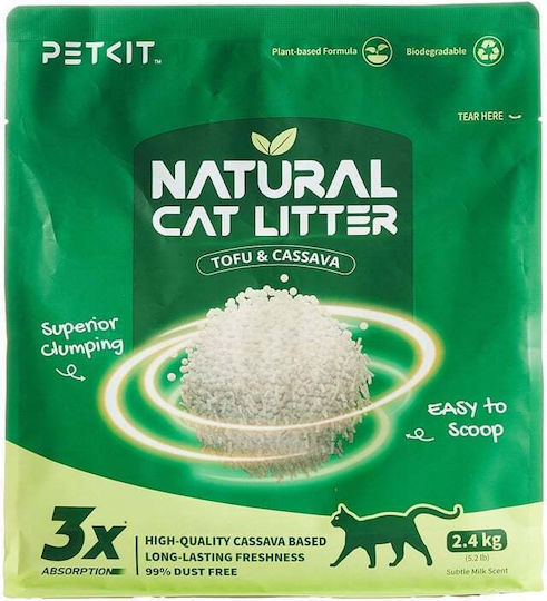 Petkit На растителна основа Пясък за котки Тофу с Аромат Natural 2.4kg
