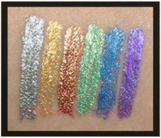 Saffron Eyeliner Lichid Argintiu 10gr