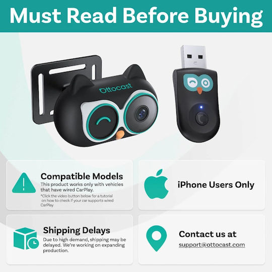 Carplay-Adapter Für Auto-Multimedia-Adapter Cabin Care CA520