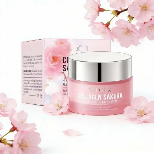 Sadoer Collagen Sakura Fermitate Elasticitate Light Cremă de Față pentru Hidratare și Strălucire 50gr