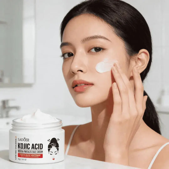 Kojic Acid Gesichtscreme Aufhellung Sadoer 30 G