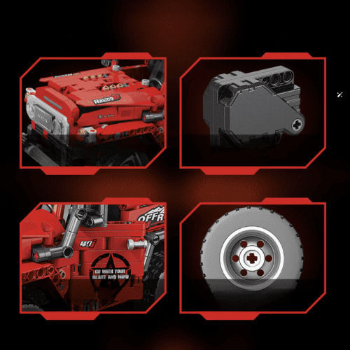 Τουβλάκια Technical Blocks Off-road για 6+ Ετών 910τμχ