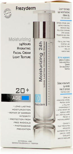 Frezyderm Moisturizing Light 24h Cream Face with Ceramides 50ml