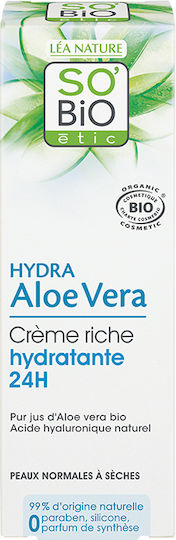 Aloe Vera Rich 24h Day Cream Rich 24h Cream Face Day with Aloe Vera 50ml
